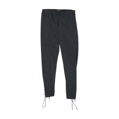 Black Solid Pants