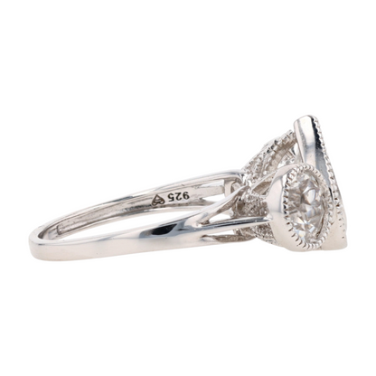 Sterling Silver Topaz Fashion Ring