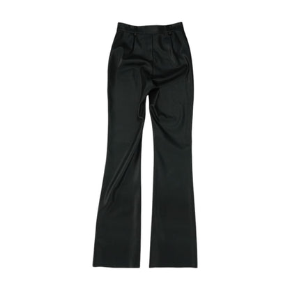 Black Faux Leather Pants