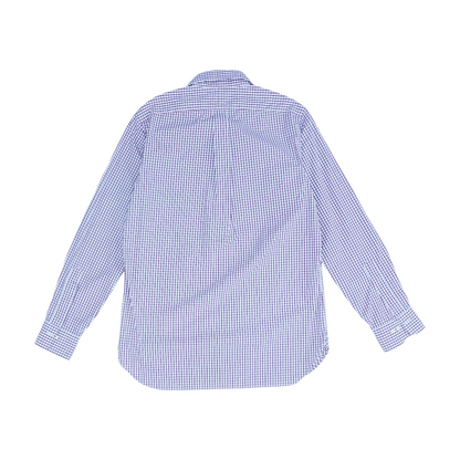 Purple Check Long Sleeve Button Down