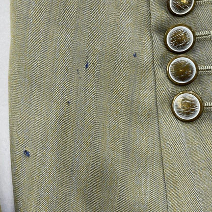 Beige Striped Sport Coat