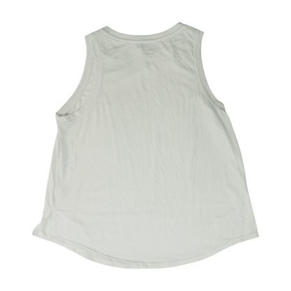 White Solid Active Tank