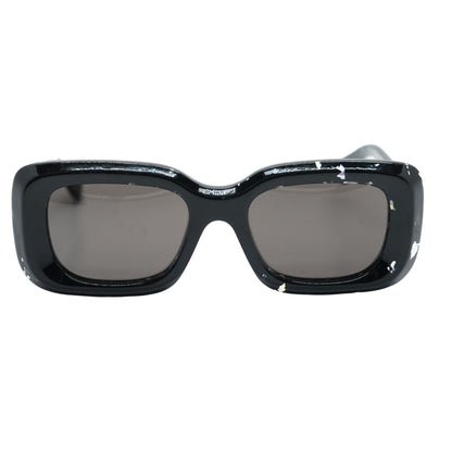 Black Onyx Black Rectangle Sunglasses