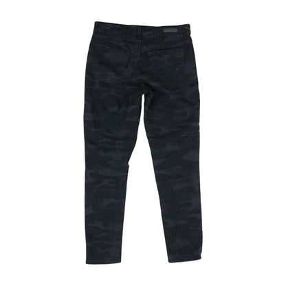 Black Camo Skinny Leg Jeans