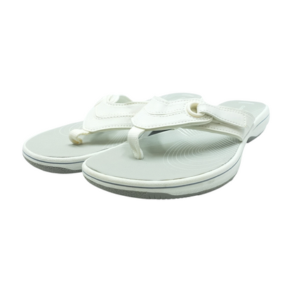 White Flip-Flop Sandals