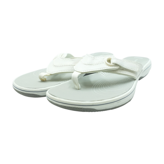 White Flip-Flop Sandals