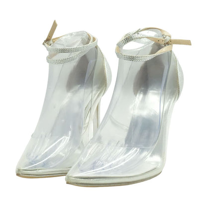 Silver Stiletto Heels