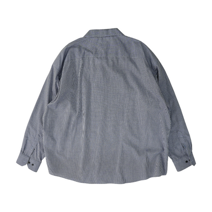 Blue Check Long Sleeve Button Down