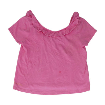 Pink Solid Knit Top