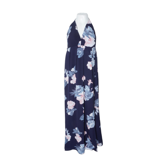 Navy Floral Maxi Dress