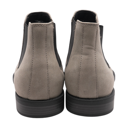 Gray Fashion Boots