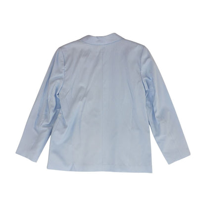 Blue Solid Blazer