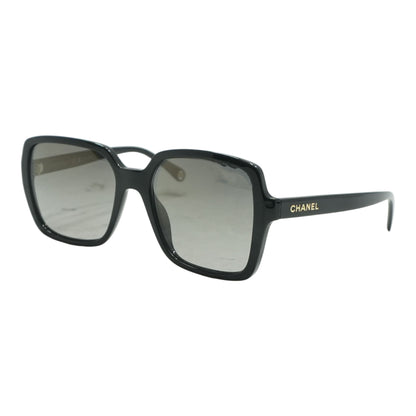 Black CHANEL 5505 Square Sunglasses