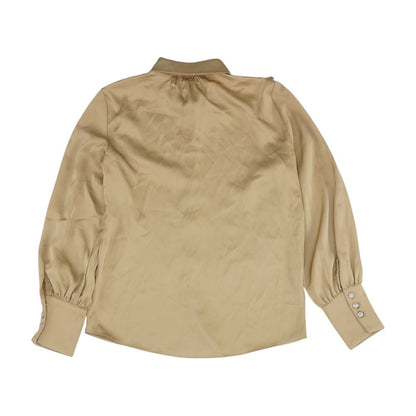 Tan Solid Button Down