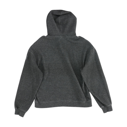 Gray Solid Hoodie Pullover