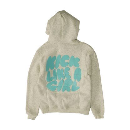 Gray Graphic Hoodie Pullover