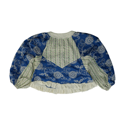 Blue Floral Blouse