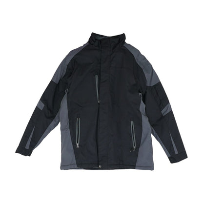Black Color Block Jacket