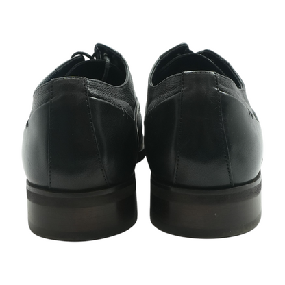 Black Lace-Up Dress Shoes