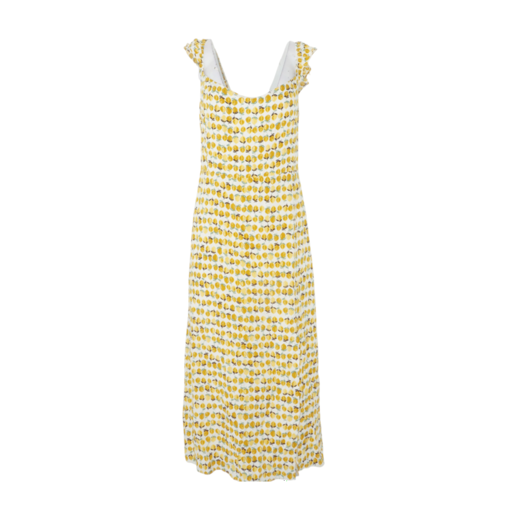 Anthropologie White Plus Size Graphic Midi Dress – Image 1
