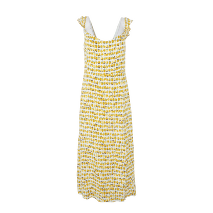 Anthropologie White Plus Size Graphic Midi Dress – Image 1