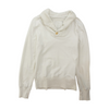 Ivory Solid Sweatshirt Pullover