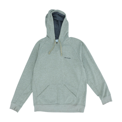 Beige Solid Hoodie Pullover
