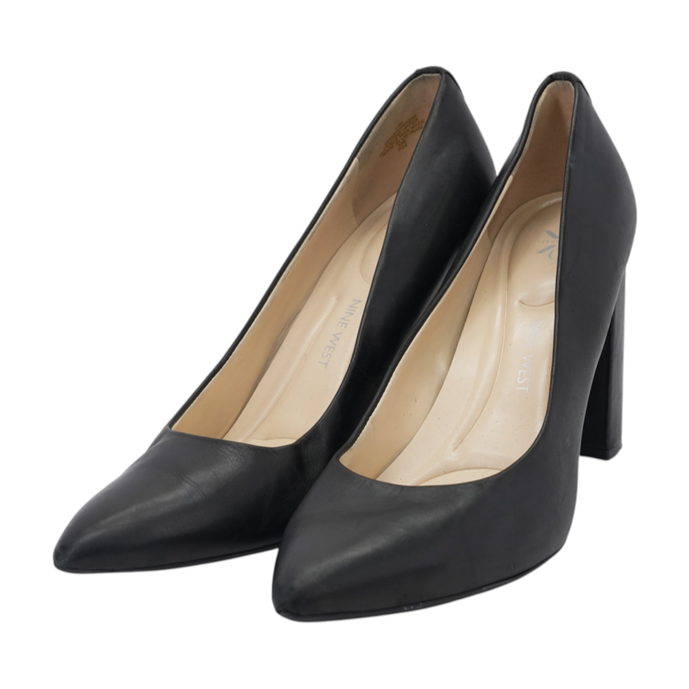 Black Block Heels