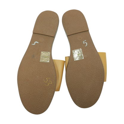 Tan Flat Sandals