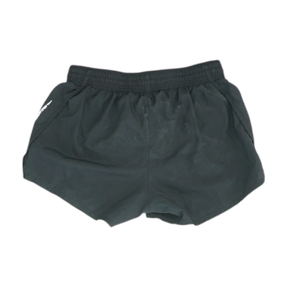 Black Solid Active Shorts
