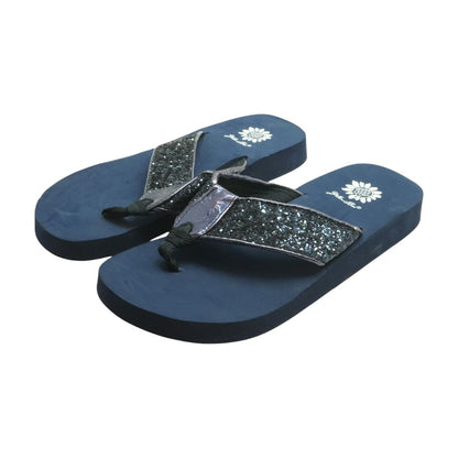 Navy Flip Flop Sandals