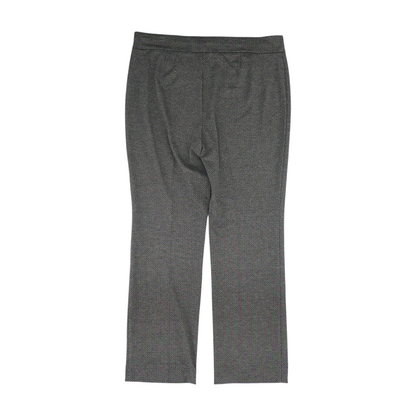 Brown Petite Print Bootcut Pants