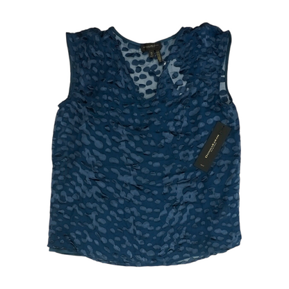 Navy Print Blouse