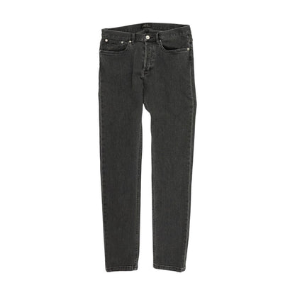 Gray High Rise Slim Leg Jeans