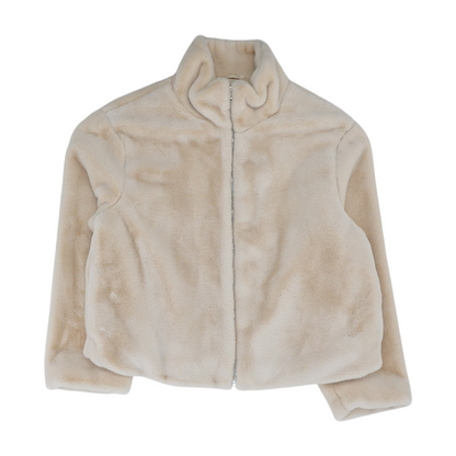 Beige Solid Jacket