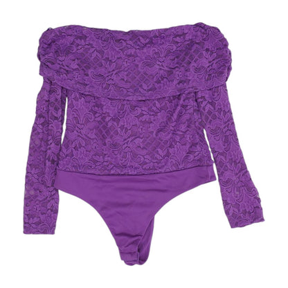 Purple Bodysuit Blouse