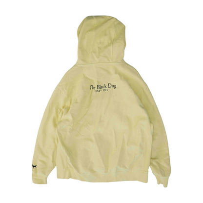 Yellow Solid Hoodie Pullover