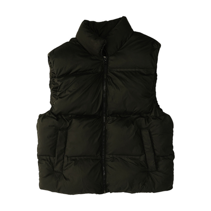 Black Solid Vest