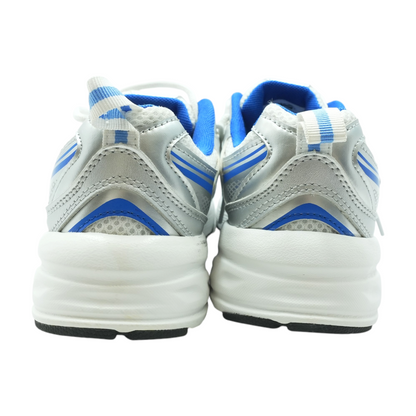 White Low-Top Athletic Shoes