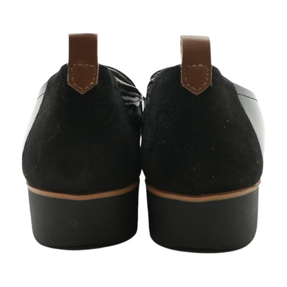 Black Slip-On Flats