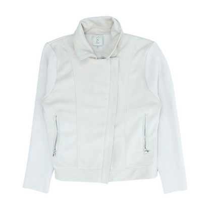Beige Solid Jacket