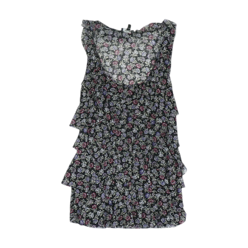Black Floral Blouse