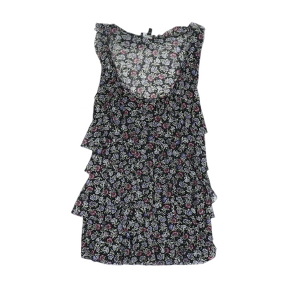 Black Floral Blouse