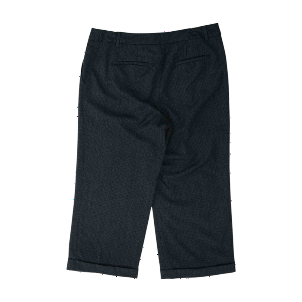 Gray Check Dress Capris