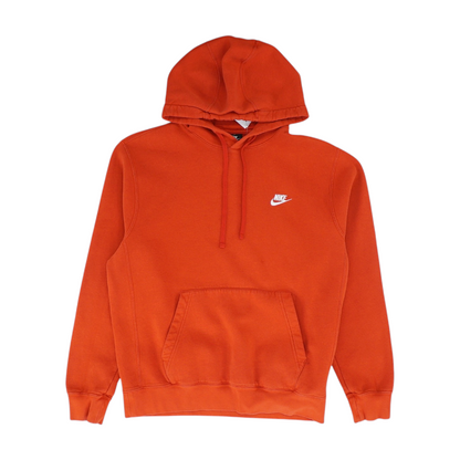 Red Solid Hoodie Pullover