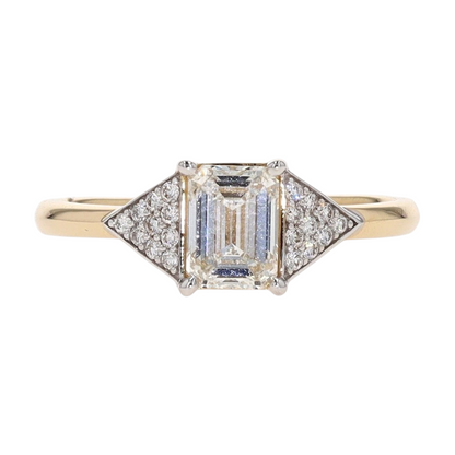 1 ctw 14K Yellow Gold Lab Grown Diamond Engagement Ring