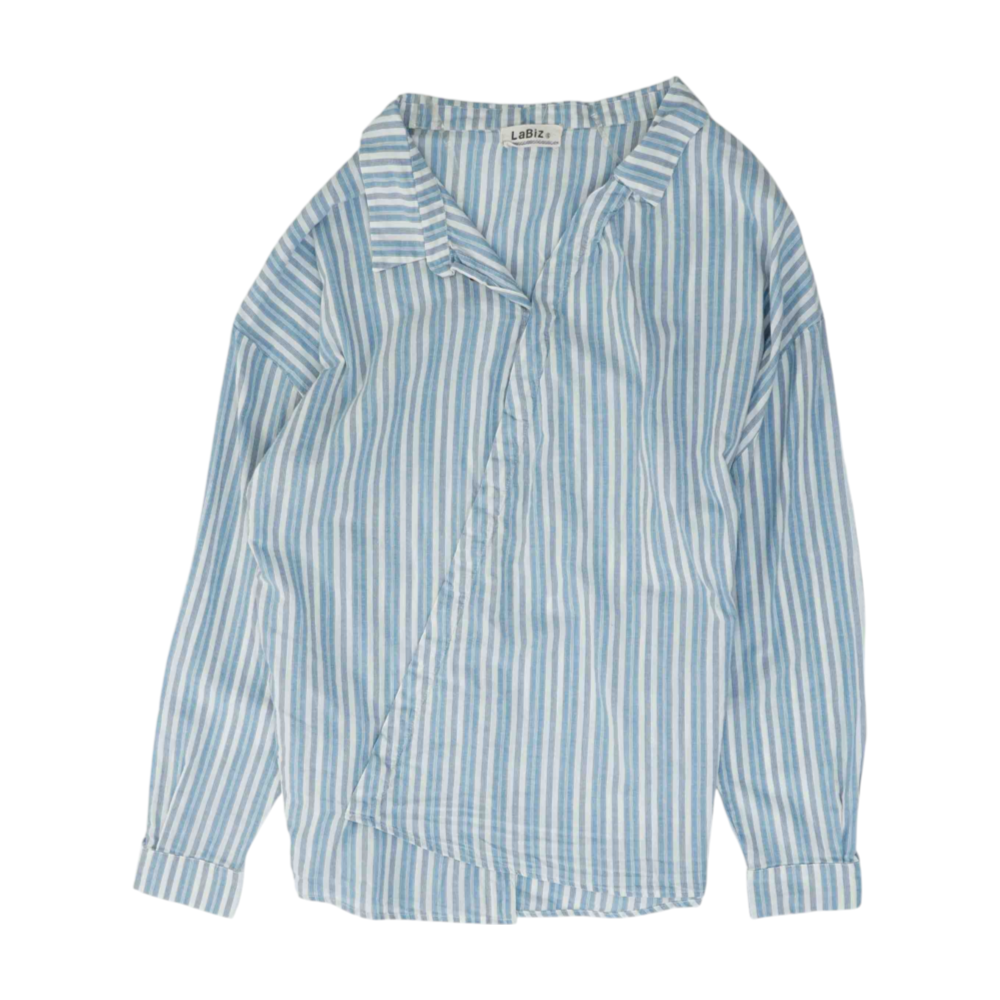 Blue Striped Button Down