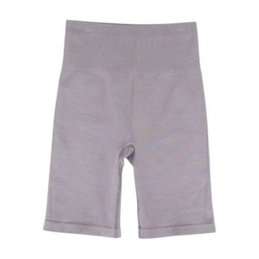 Mauve Solid Active Shorts