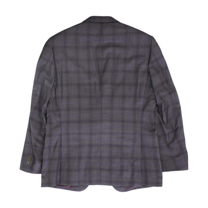 Purple Tall Plaid Sport Coat