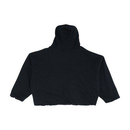 Black Solid Hoodie Pullover
